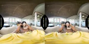 BRAZZERS - Delivery Girl Alexis Tae Tries On Lingerie & Rides Hard Until Her Ass Gets Covered In Cum