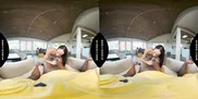 BRAZZERS - Delivery Girl Alexis Tae Tries On Lingerie & Rides Hard Until Her Ass Gets Covered In Cum