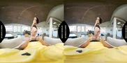 BRAZZERS - Delivery Girl Alexis Tae Tries On Lingerie & Rides Hard Until Her Ass Gets Covered In Cum
