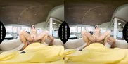 BRAZZERS - Delivery Girl Alexis Tae Tries On Lingerie & Rides Hard Until Her Ass Gets Covered In Cum