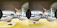 BRAZZERS - Delivery Girl Alexis Tae Tries On Lingerie & Rides Hard Until Her Ass Gets Covered In Cum