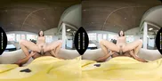 BRAZZERS - Delivery Girl Alexis Tae Tries On Lingerie & Rides Hard Until Her Ass Gets Covered In Cum