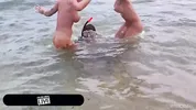 "Sharking" Plan On Nudist Beach Leads To Wild Foursome!