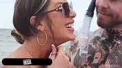 "Sharking" Plan On Nudist Beach Leads To Wild Foursome!