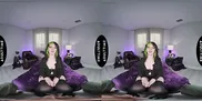 UP CLOSE VR - Sultry Kitty Cam Ditches Her Gothic Attire To Energetically Ride Your Dick - POV