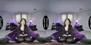 UP CLOSE VR - Sultry Kitty Cam Ditches Her Gothic Attire To Energetically Ride Your Dick - POV