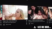 LEZ BE BAD - Femdom Dee Williams & Elise Graves Give Aria Sloane MULTIPLE HARD ORGASMS While Tied Up