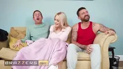 BRAZZERS - Naughty Angie Lynx Can’t Resist A Cum-Filled Pocket Pussy Before Riding Danny’s Huge Cock