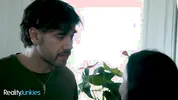 REALITYJUNKIES - Petite Brunette Babe Gets Her Pretty Boobs Full Of Cum And She Licks It Off