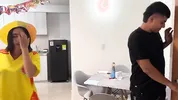 Mi horny Latina best friend waits for me without underwear and bets her rich wet pussy if her team wins. 2026 World Cup Special!