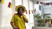 Mi horny Latina best friend waits for me without underwear and bets her rich wet pussy if her team wins. 2026 World Cup Special!