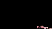 FUTA3DX - Fiery Busty Redhead Devours Massive Dick
