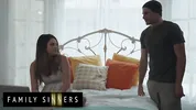 FAMILY SINNERS - Helping His Hot Step-Cousin Practice Lap Dances Turns Into A Hardcore Fuck Session