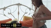 FAMILY SINNERS - Helping His Hot Step-Cousin Practice Lap Dances Turns Into A Hardcore Fuck Session