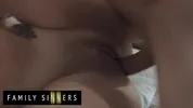FAMILY SINNERS - Helping His Hot Step-Cousin Practice Lap Dances Turns Into A Hardcore Fuck Session