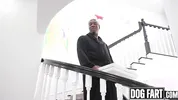 DOGFART - Busty Rissa May Devours Stepdad's Massive Holiday Cock