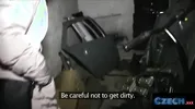 CZECH XXX - How Romantic! Getting Fucked in a Disused Garage