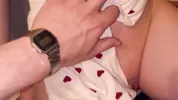 My stepsister lost to me in cards and sucked my cock