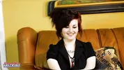 Brunette Marcie Intense Toys Masturbation!