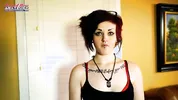 Brunette Marcie Intense Toys Masturbation!