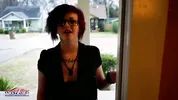 Brunette Marcie Intense Toys Masturbation!