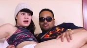 Hot white 18 year old pleases small black dick