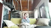 feeling naughty in the cabin while waiting for my boyfriend to get back