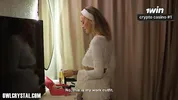 Stepsister Moans During Massage and Gets Creampie in Her Tight Pussy