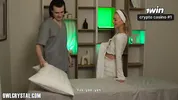 Stepsister Moans During Massage and Gets Creampie in Her Tight Pussy