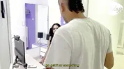 The webcam model wants to meet the monitor's cock, she prepares an ambush to fuck him - PELAJE MIX