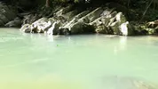 Daring couple gets lost in the woods and ends up fucking in a hidden paradise!