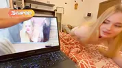 Stepsister caught her brother watching porn