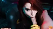 Batgirl punished the panty thief with sweet Rimming and hot Amazon. Femdom - MollyRedWolf