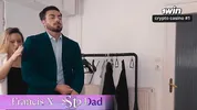 Family House S1E1 pt1: Shocking! Step Sis Amalia Davis Fucked by Step Bro in Shared Bed – Step Aunty Guards Door till Cum in Mouth!