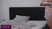 Family House S1E1 pt1: Shocking! Step Sis Amalia Davis Fucked by Step Bro in Shared Bed – Step Aunty Guards Door till Cum in Mouth!