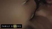 FAMILY SINNERS - Amazingly Stunning Babe Rides A Big Cock Then Gets Her Pussy Filled With Cum