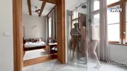She didn't Mind to Join them! - Amateur Group Fuck