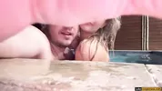 Fucking Big Naturals Hot Blonde Cas Summer In The Pool