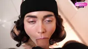 Naughty Girl Wants Candy, Gets Dick Instead – Xmas Blowjob & Squirt