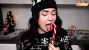 Naughty Girl Wants Candy, Gets Dick Instead – Xmas Blowjob & Squirt