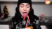 Naughty Girl Wants Candy, Gets Dick Instead – Xmas Blowjob & Squirt