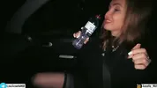 My friend's mom fucked me in the car