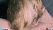 My friend's mom fucked me in the car