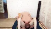 DATEZONE - Your wife with curly hair has homemade sex on the floor