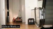 A moment of escape from the office