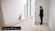 A moment of escape from the office