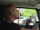Young ebony with a big butt gets doggy style pounding