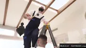ROCCO SIFFREDI - Hot Redhead Double Stuffed By Massive Cocked Handymen