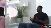 DFXTRA - Cute GRACIE GATES Rubs Hot Feet on BF's Cock Until He Begs For Fucking