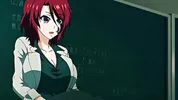 Red-Haired Sensei with Big Tits Loves the Paizuris